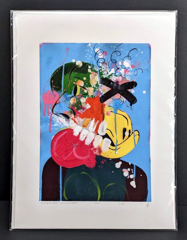 Exploding Head (Duck-Muncher) – Giclée Print