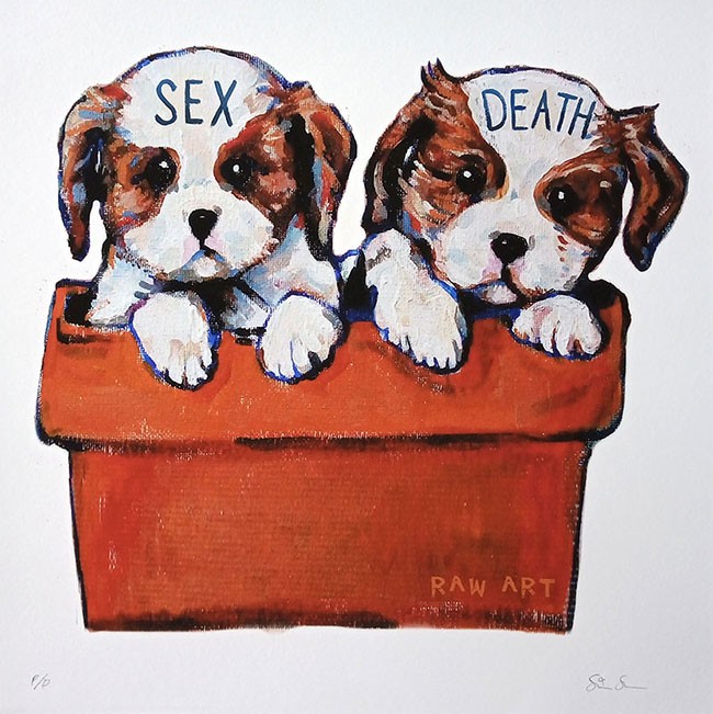 Existential Pups by Siân Superman £80