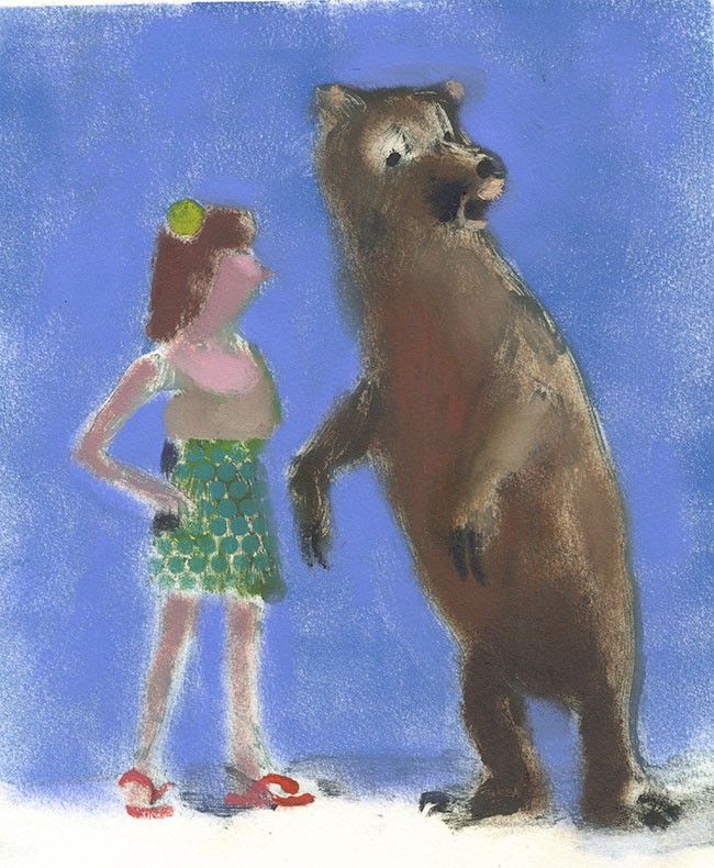 Flora and Embarrassed Bear V2 by Charles Williams £210